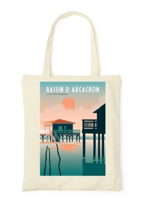 Tote Bag, sac en Toile Personnalisé de Arcachon