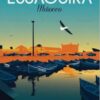 Affiche de voyage de Essaouira 13 X 18