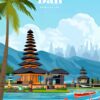 Affiche de voyage de Bali